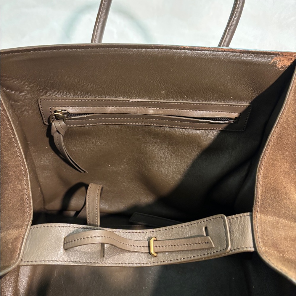 Celine Luggage Phantom Suede Tote Bag - Picture 14 of 16